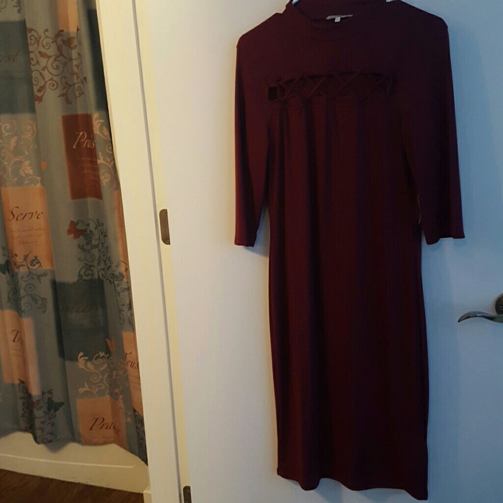 Maroon dress