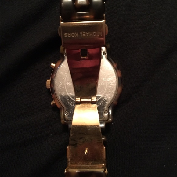 Tortoise Shell Michael Kors Watch - Picture 2 of 2