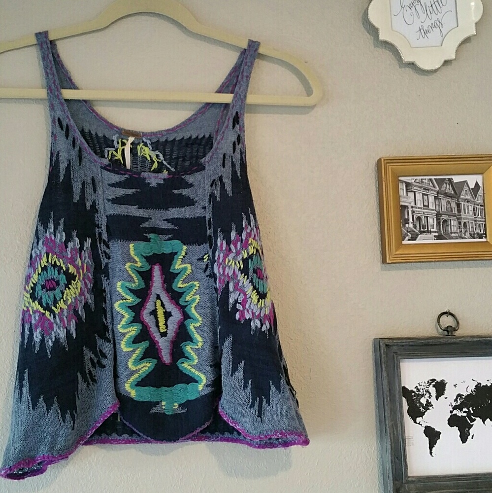 Free People Ikat Tank Top