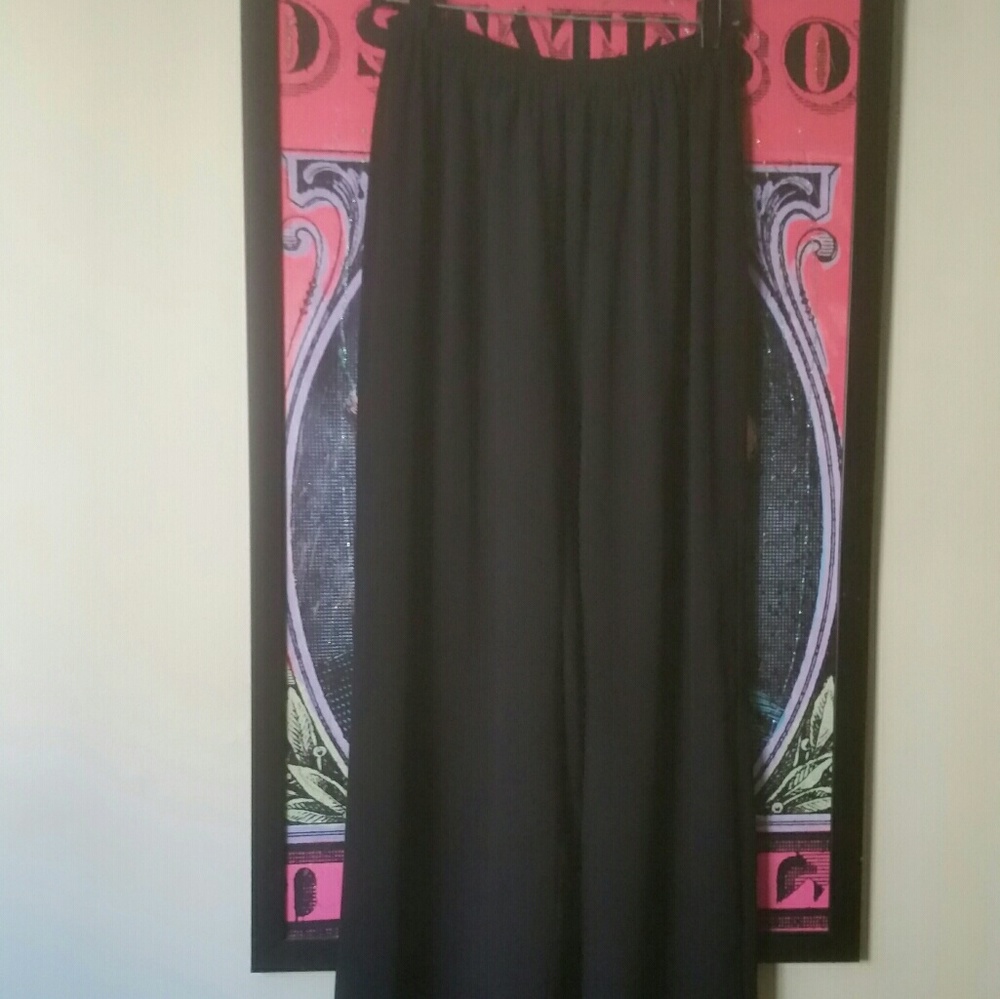 Black Chiffon Pant