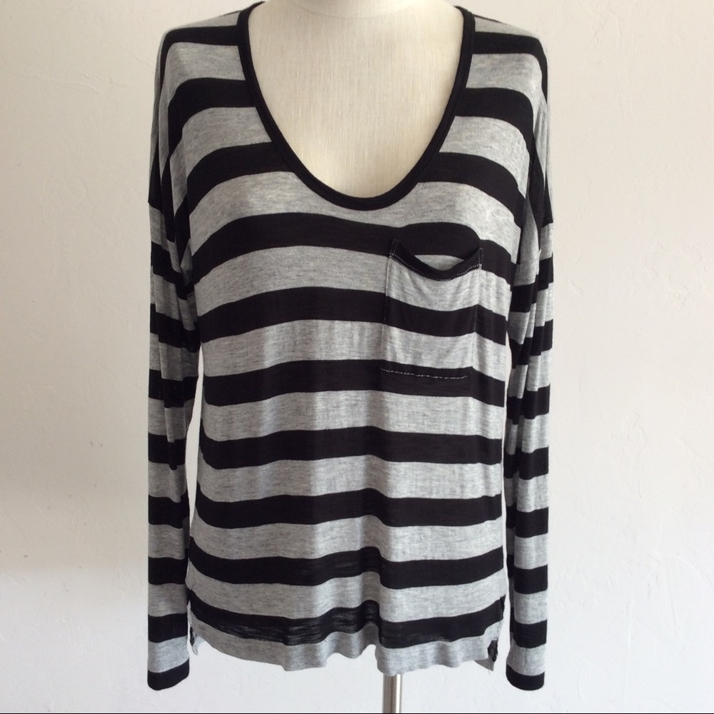 Madewell Long-sleeve Hi-lo Top