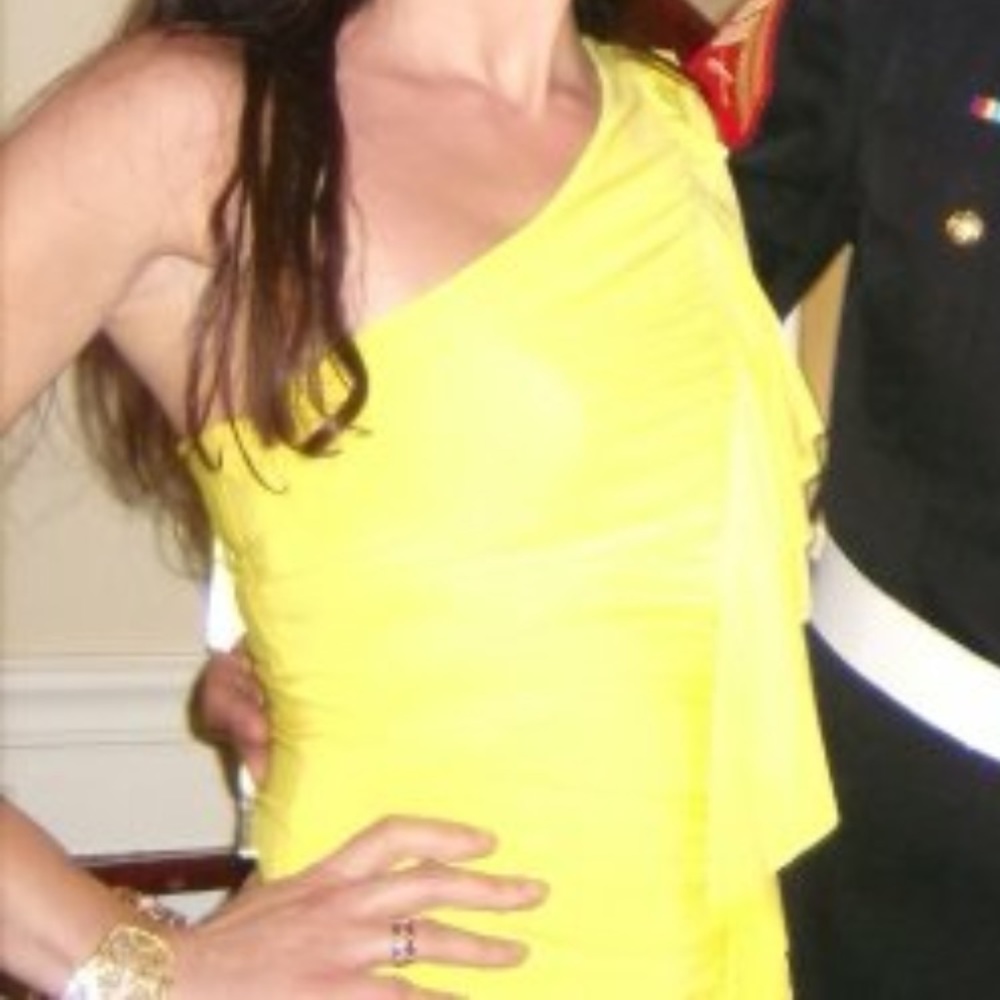 Yellow Cocktail Dress