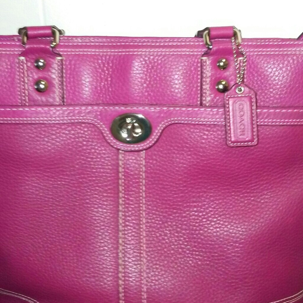 Authentic Coach leather handbag