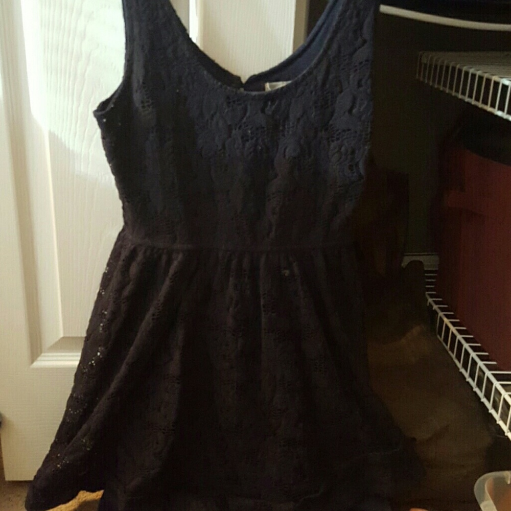 Navy blue short dress