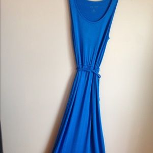 Beautiful blue maxi dress.
