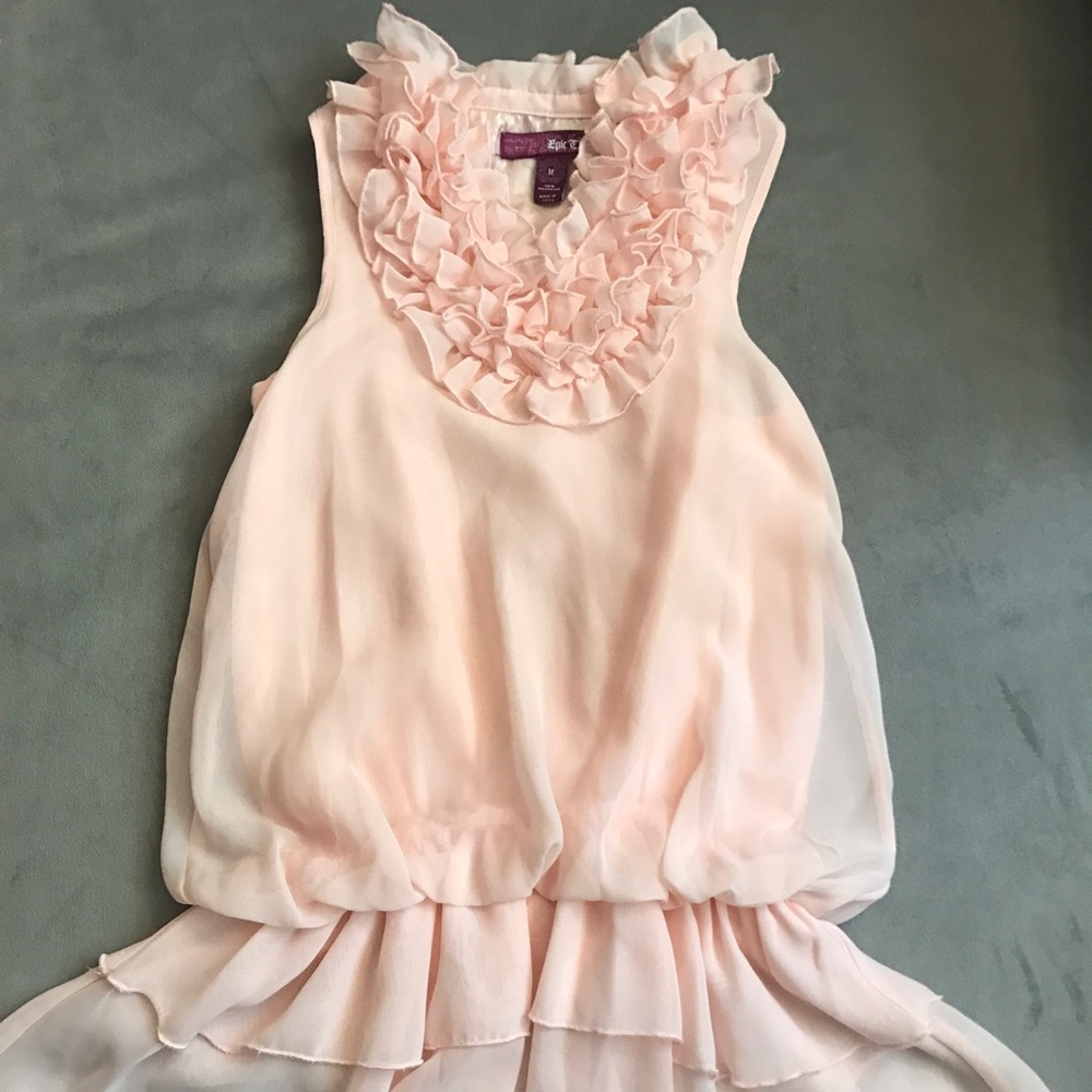 Epic Threads Girl's Peach Blouse