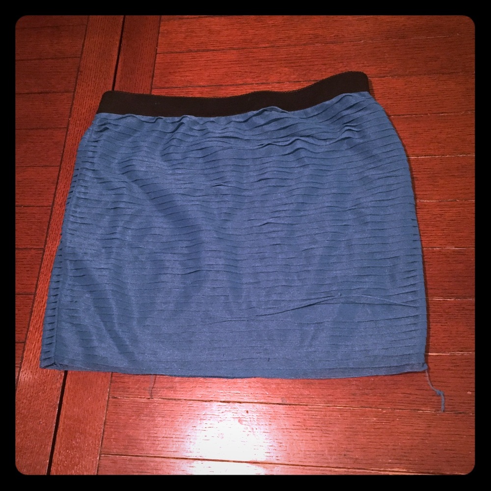 Blue Mini Skirt Xhilaration Size Large