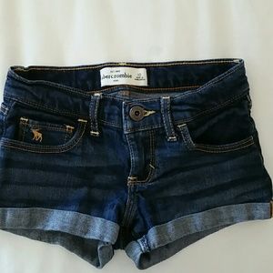 Abercrombie & Fitch Jean shorts dark wash