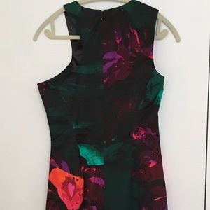MILLY Asymmetrical Floral Dress