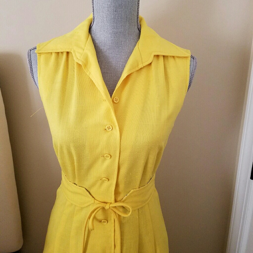 Vintage yellow dress