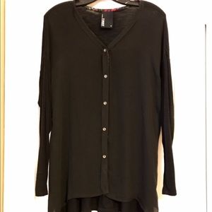 Anthropologie Black Blouse