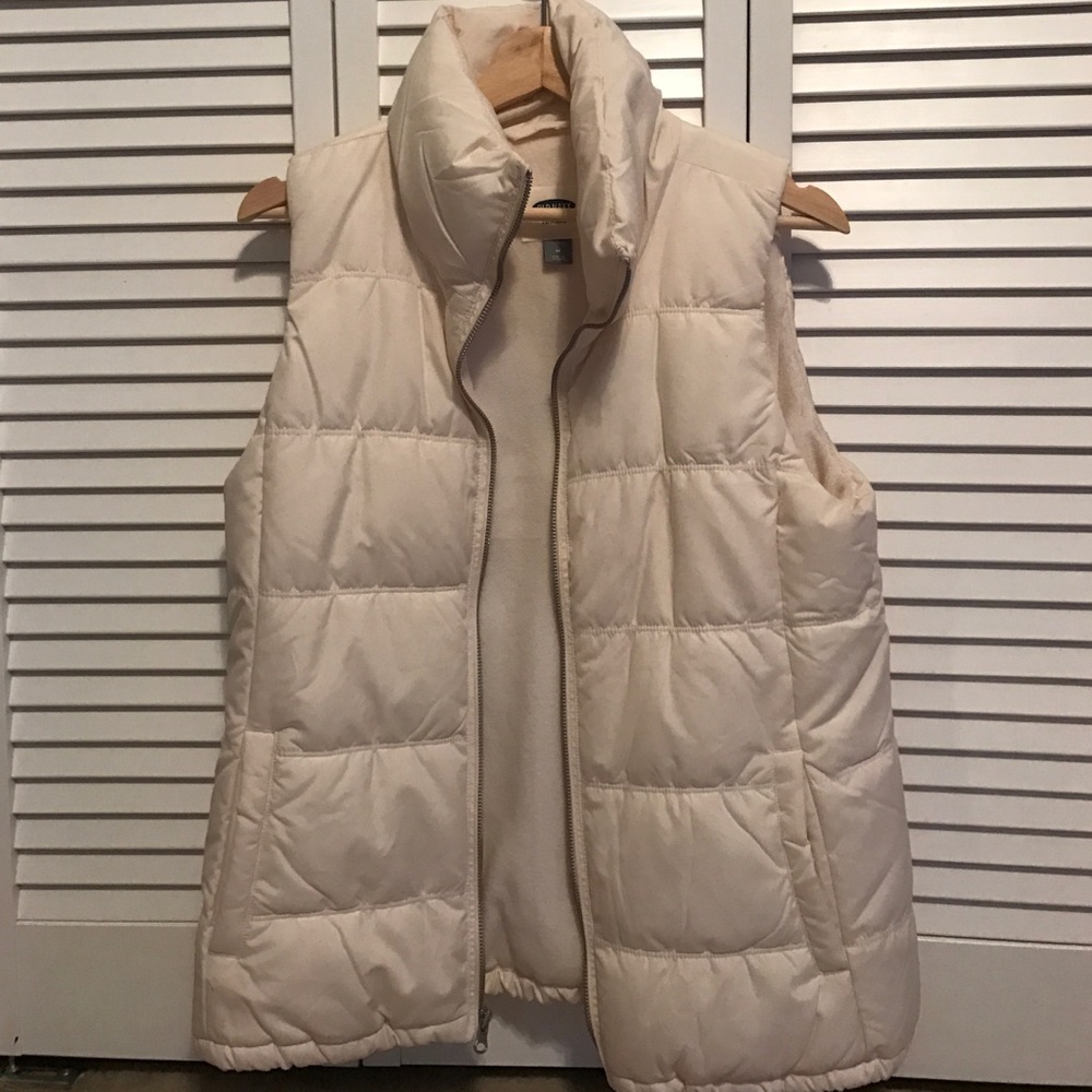 Old Navy Cream Puffer Jacket