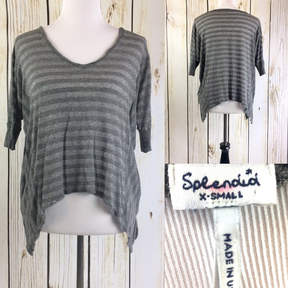 🌺Splendid Knit Striped top XS