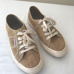 Superga Rafia Sneakers size 7.5