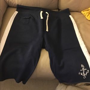 Mens XXL Polo Short Sweatpants 14" Inseam