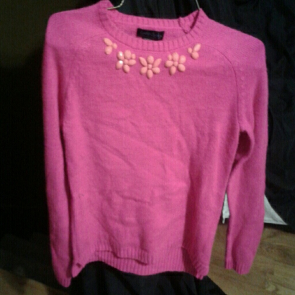 Pink girls sweater