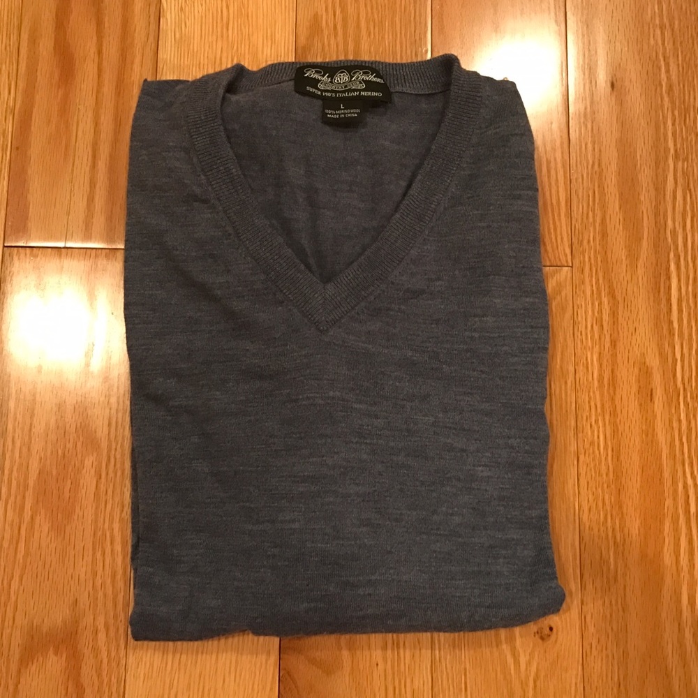 Brooks Brothers Super 140s Italian merino sweater