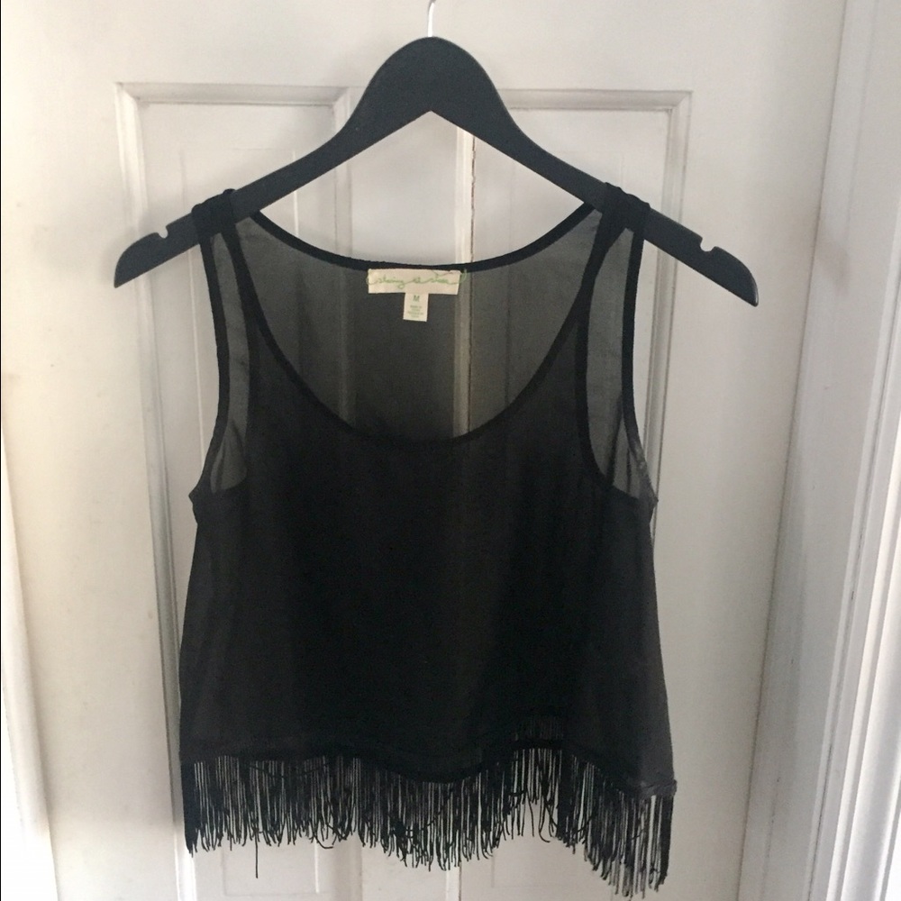 Urban Outfitters Fringed Tank