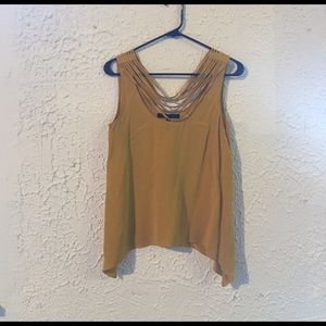 Yellow and gold BCBG blouse