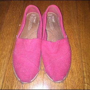 TOMS red sneakers