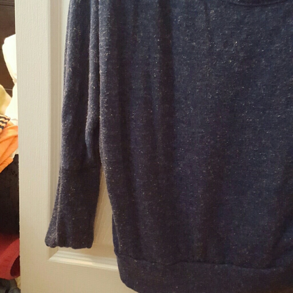 Kirra 3/4 sleeve navy blue sweater
