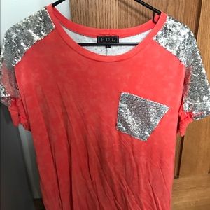 Boutique sequin shirt.  Never worn.