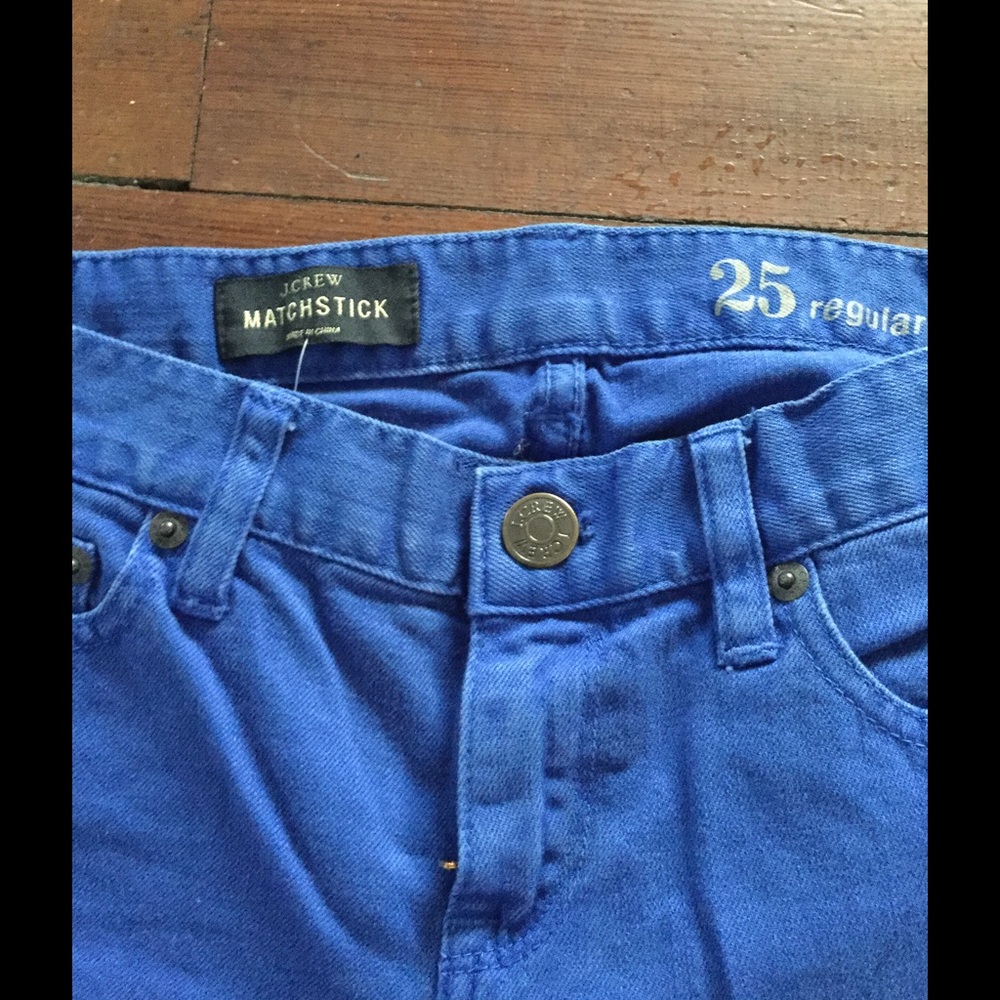 J Crew Blue Matchstick jeans new skinny