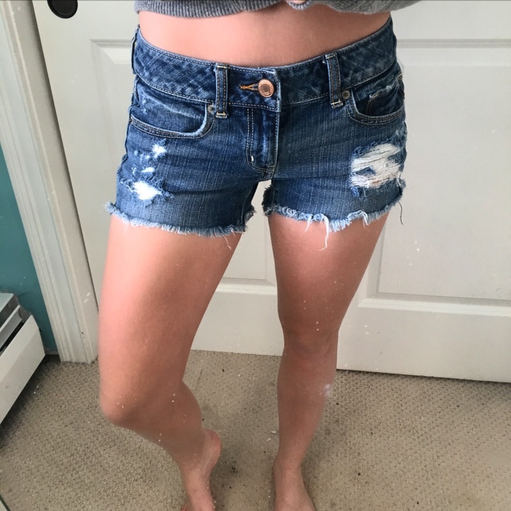 American Eagle Distressed Shorts
