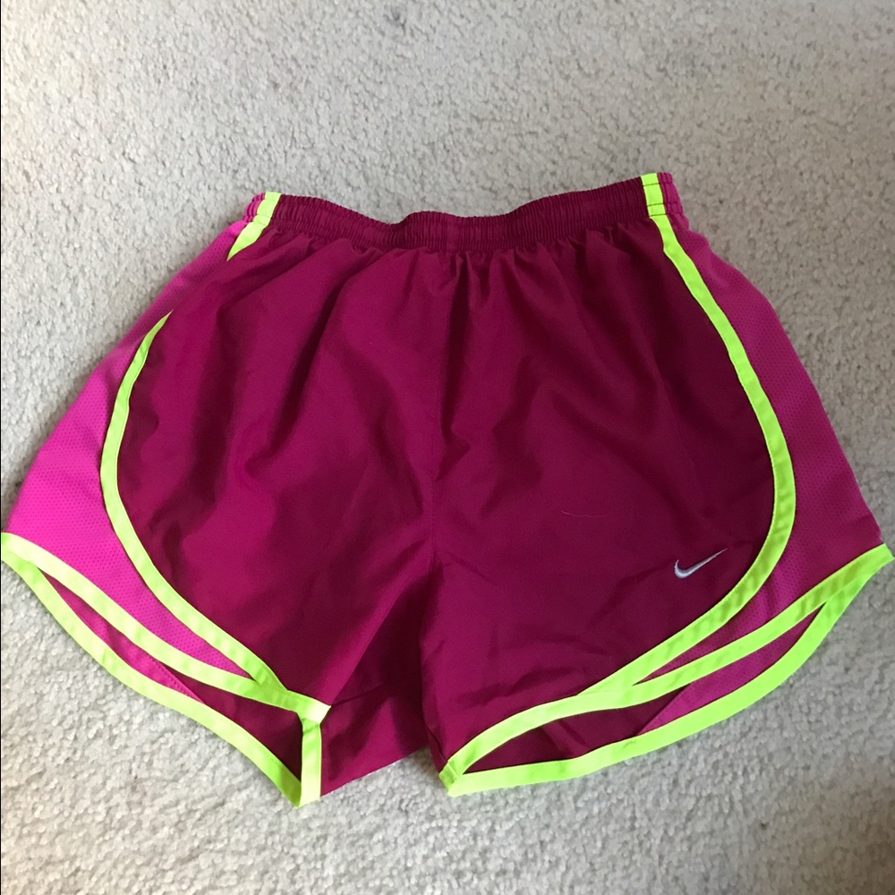Pink dri fit Nike shorts