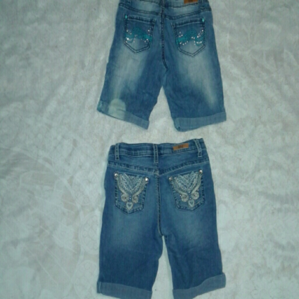 2 pair of kids Jean shorts