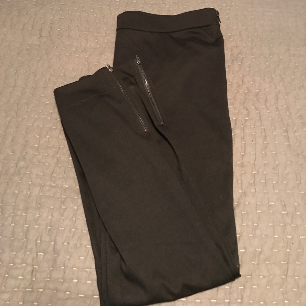 Banana Republic side zip black leggings