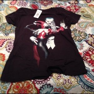 Hot Topic Harley Quinn and Joker Tee