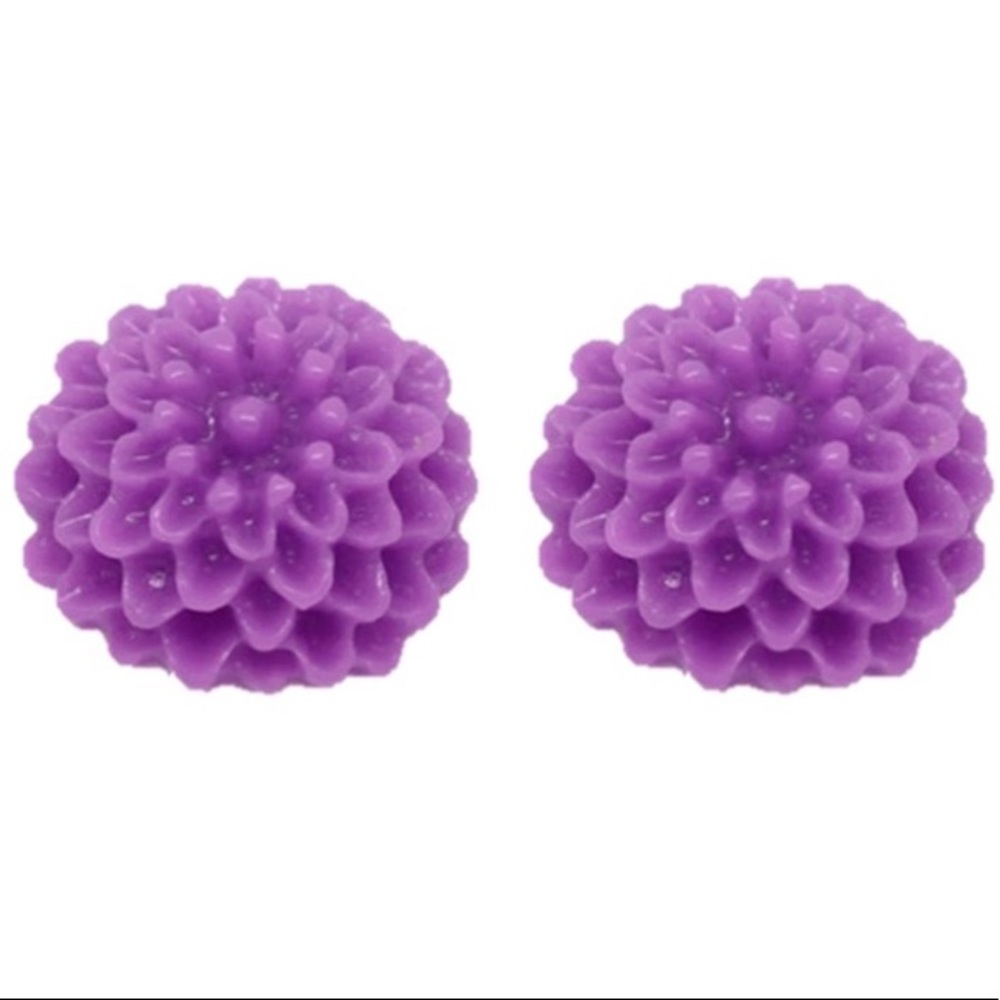 Purple Flower Studs Tiny Earrings 🌸3 for $18🌸