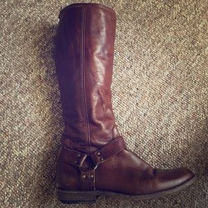 Frye Boots Phillip Harness Tall Size 9.5