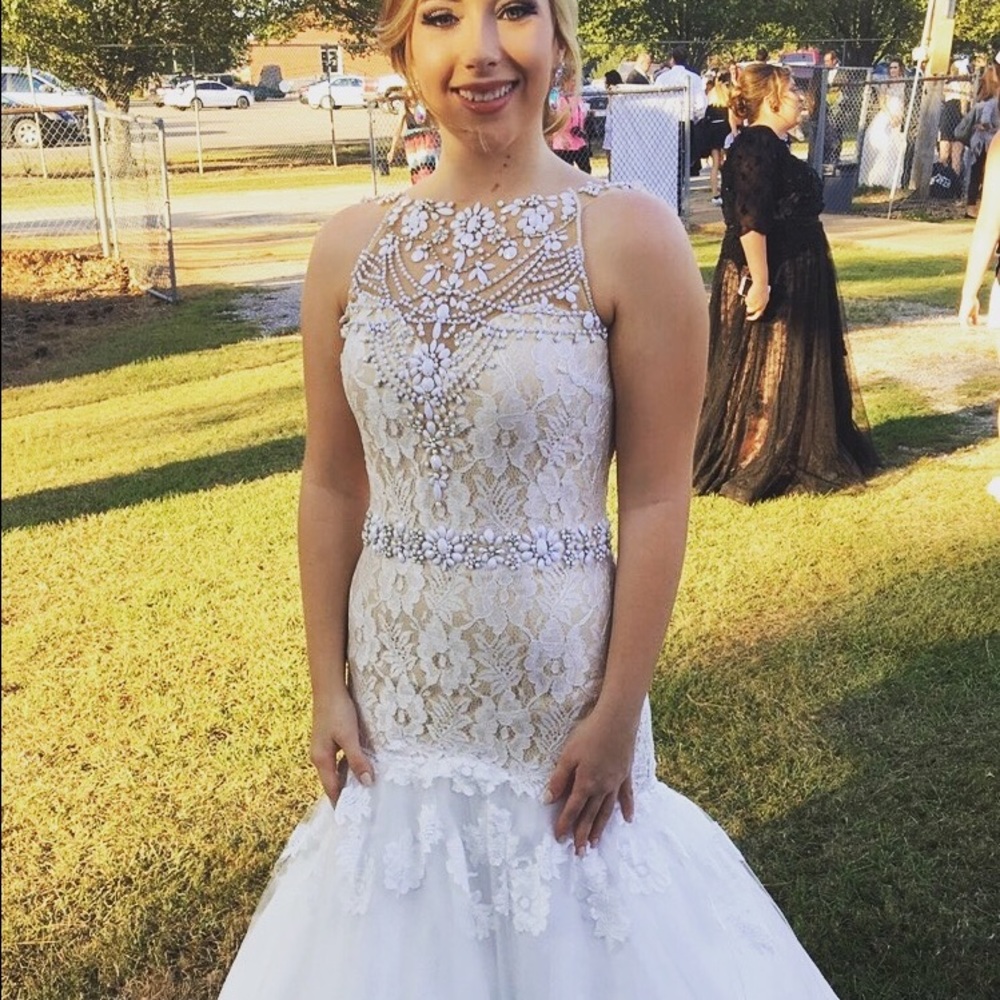 Mac Duggal formal gown.