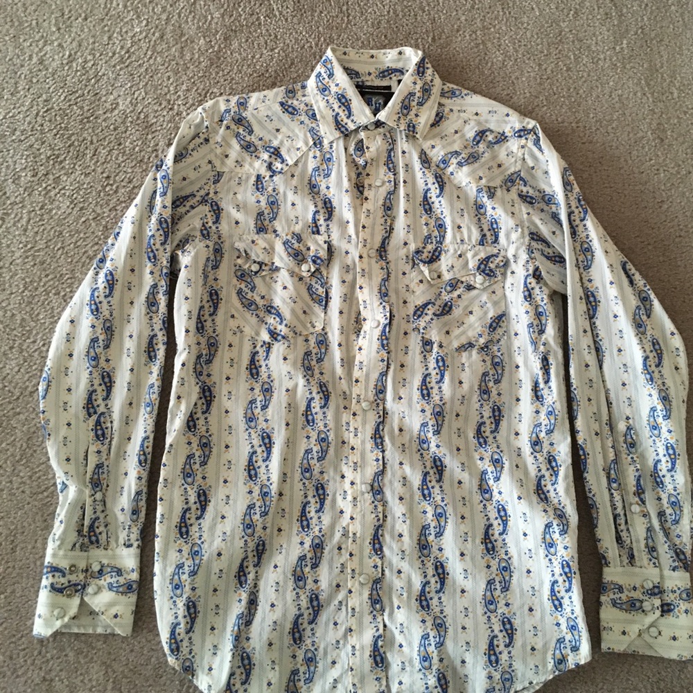 paisley dress cowboy shirt