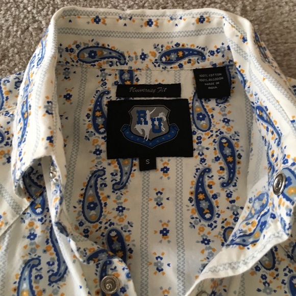 paisley dress cowboy shirt - Picture 2 of 4