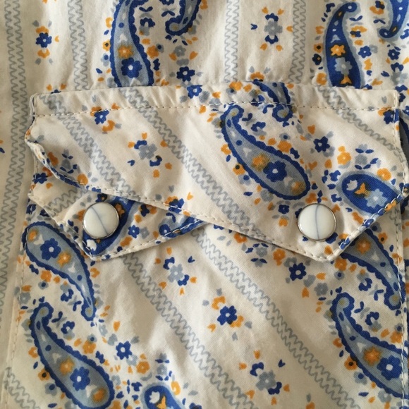 paisley dress cowboy shirt - Picture 3 of 4