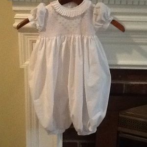 Springtime boutique smocked long pants bubble