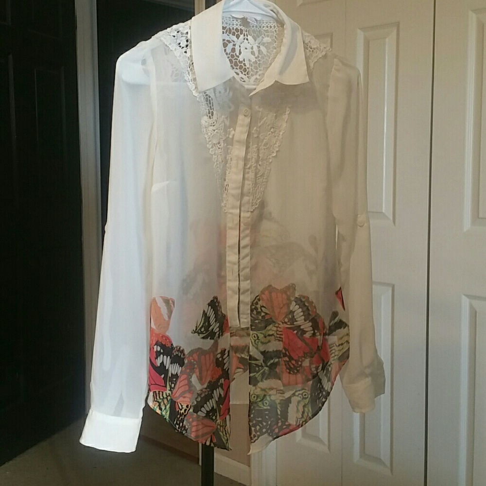 Candie's Sheer Top