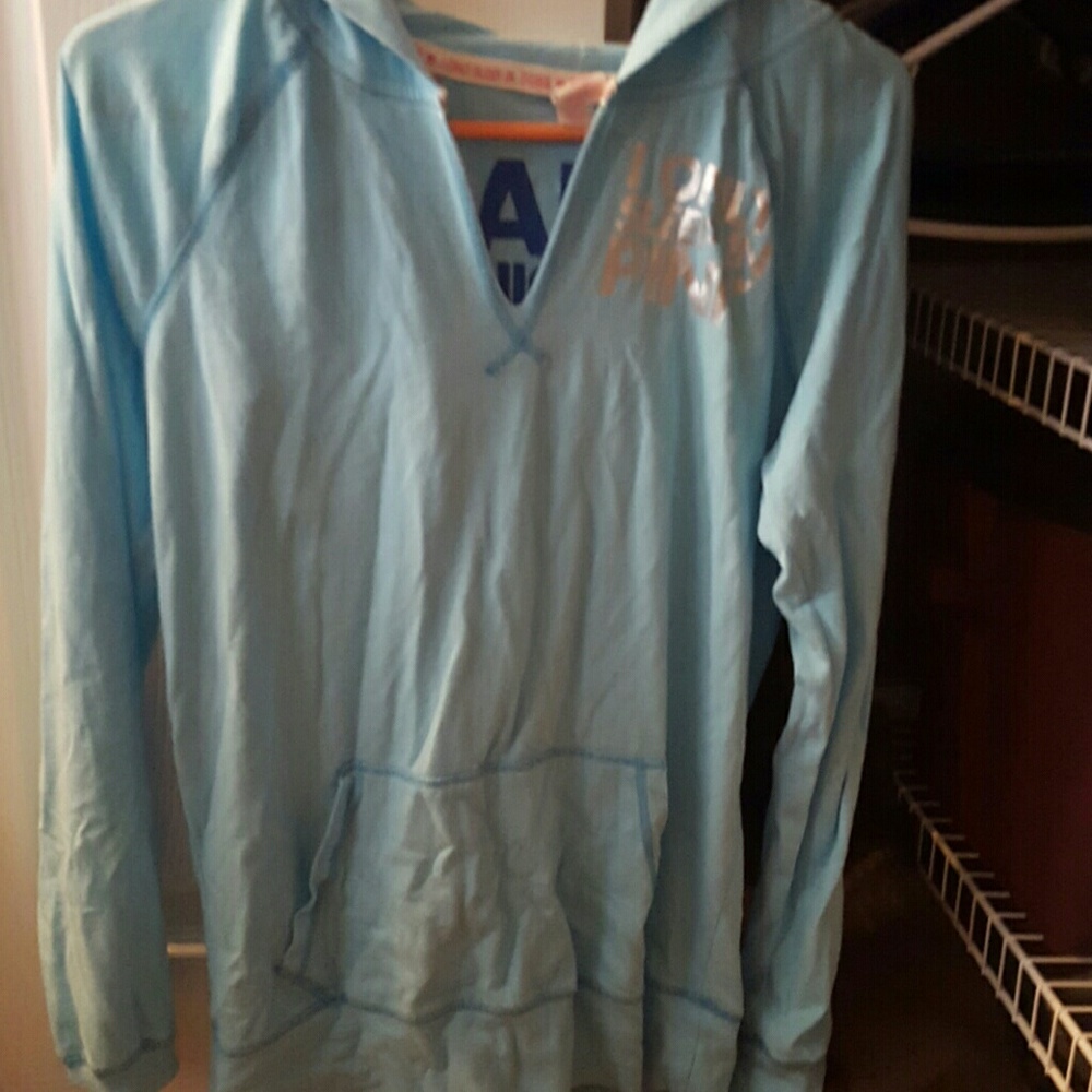 PINK VS light hooded sweatshirt