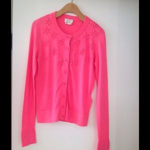 Kate spade floral cluster cardigan