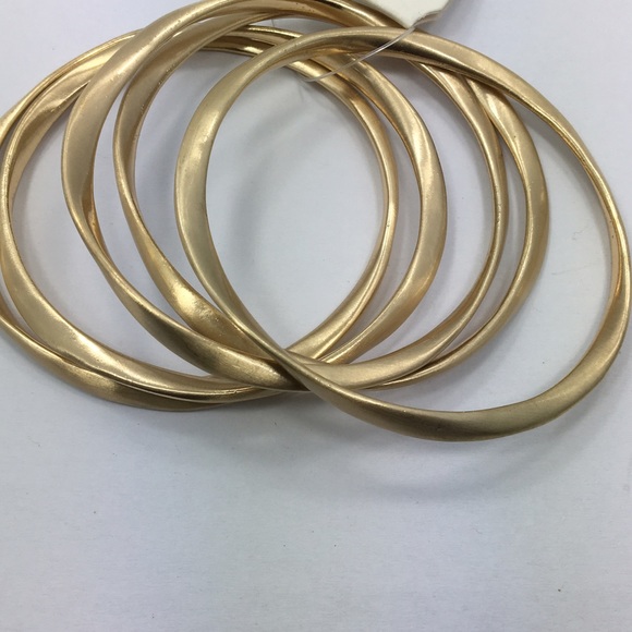 Sold on another site-Brass bangle bracelet set - Picture 2 of 2