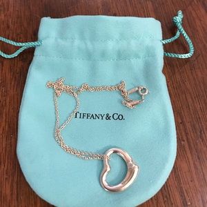 TIFFANY Elsa prettier open heart pendant