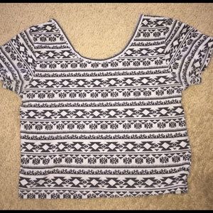 Patterned crop top