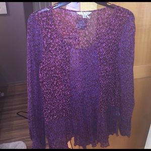 Cabi sheer blouse