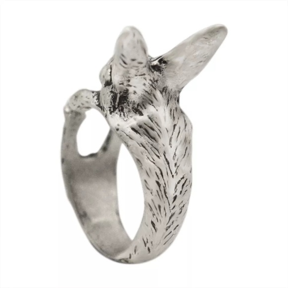 SILVER Adjustable Bunny Rabbit Ring - Picture 2 of 4