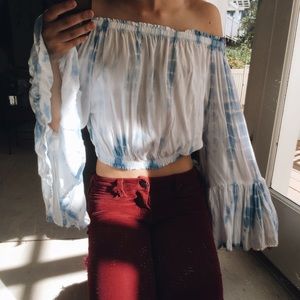 Vintage Havana strapless shirt