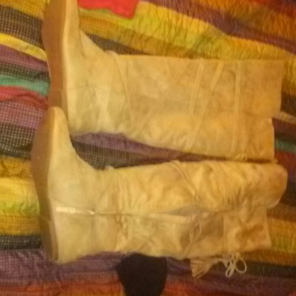 Tan boots