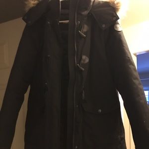 Black winter coat